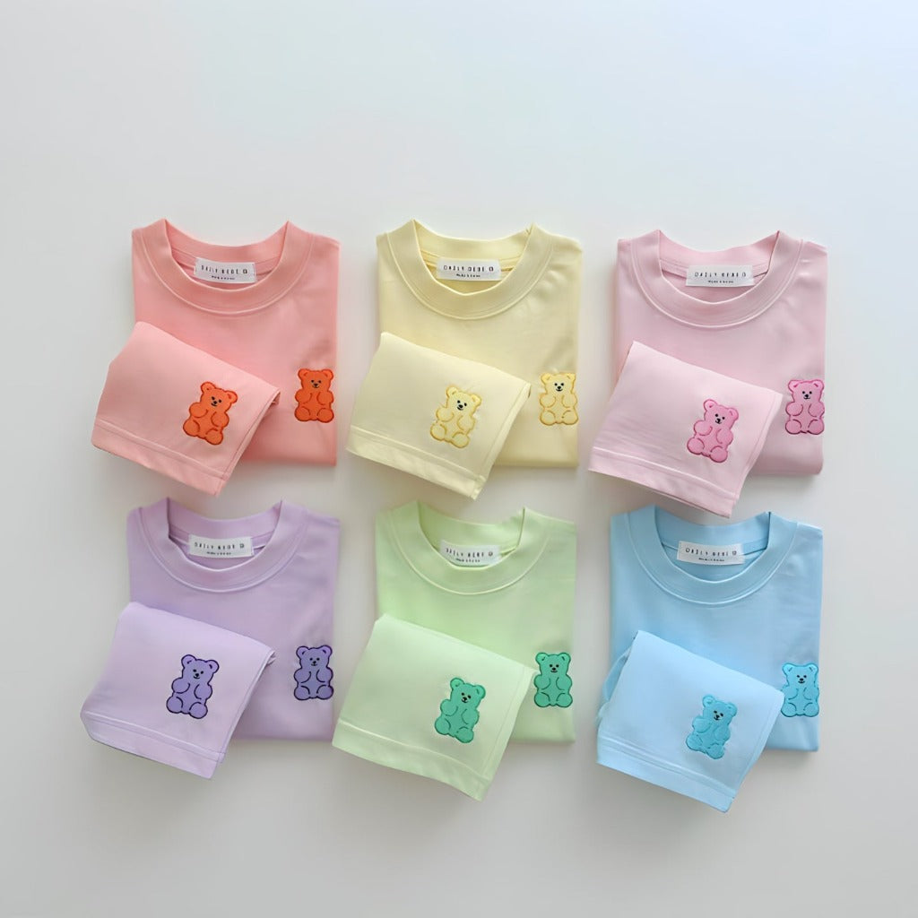 Gummy Bear Soft Cottom top and Bottom Set.