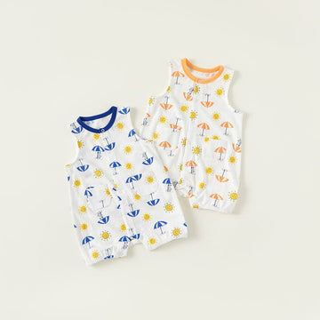 Baby Smiley Sun Umbrella Romper