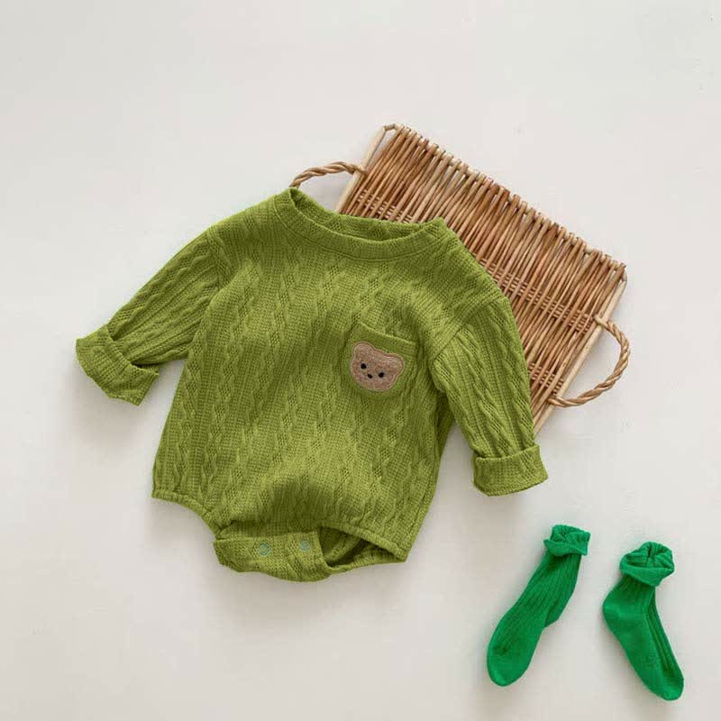 Baby Bear Knitted Bodysuit