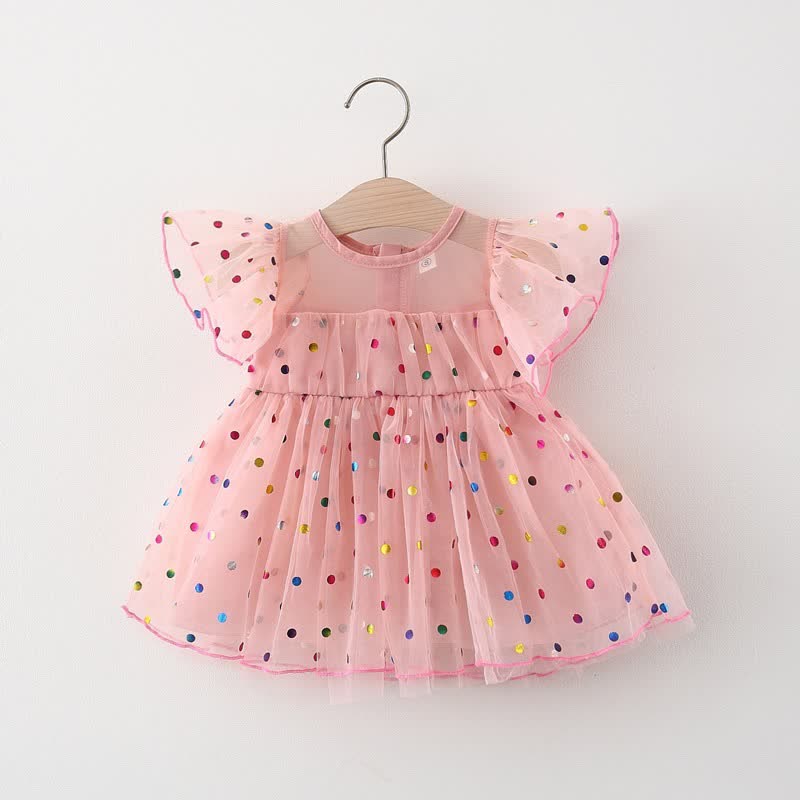 Baby Ruffled Polka Dot Tutu Dress