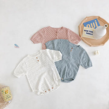 Baby Hollow Out Pajamas Bodysuit