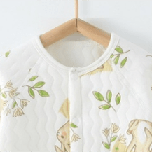 Baby Bunny Grass Quilted Romper