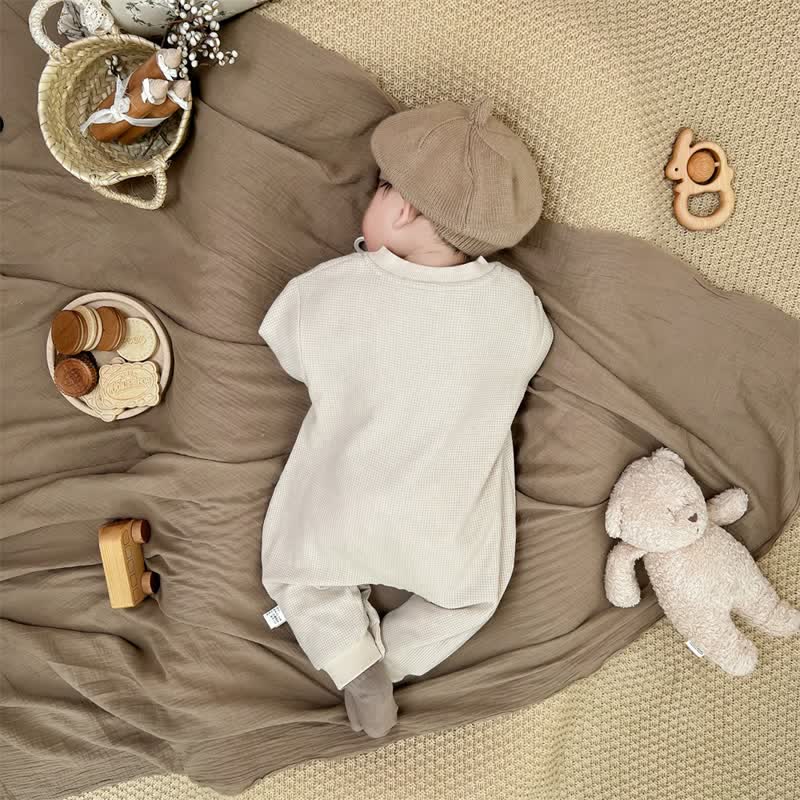 Baby Bear Newborn Knitted Romper