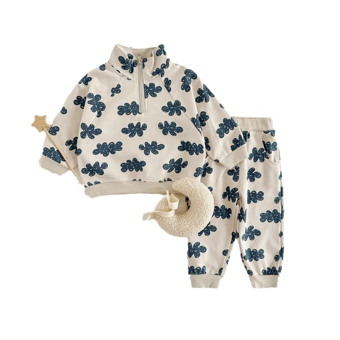 Baby Clouds Pullover and Pants Set