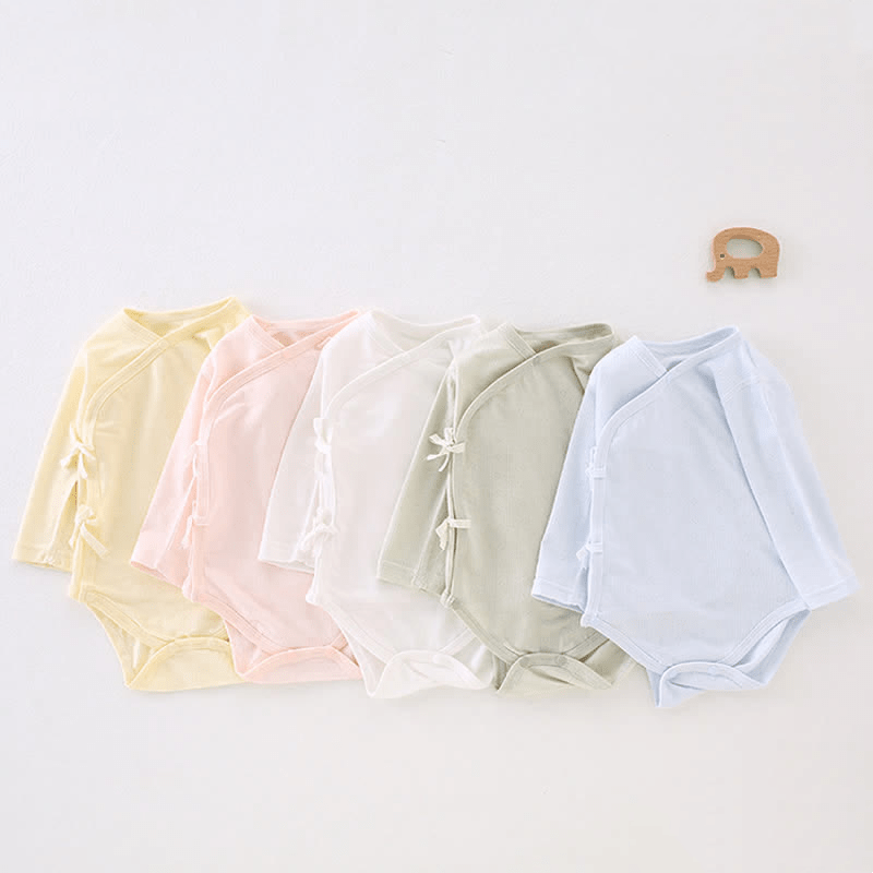 Baby Solid Color Newborn Kimono