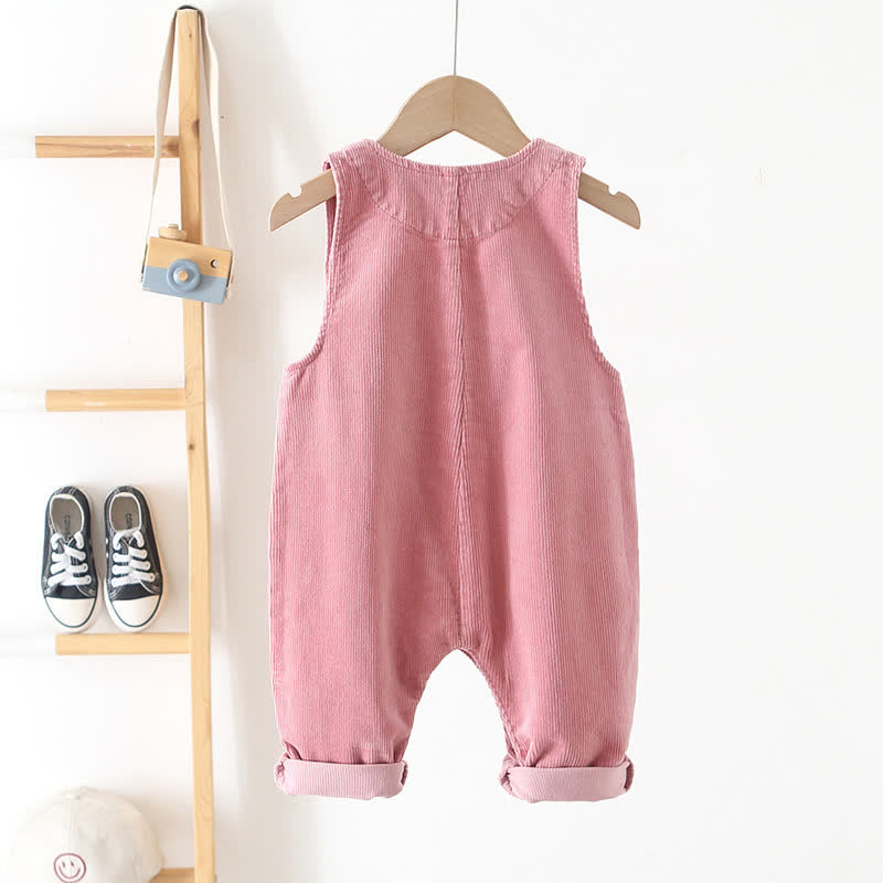 Baby Corduroy Sleeveless Romper