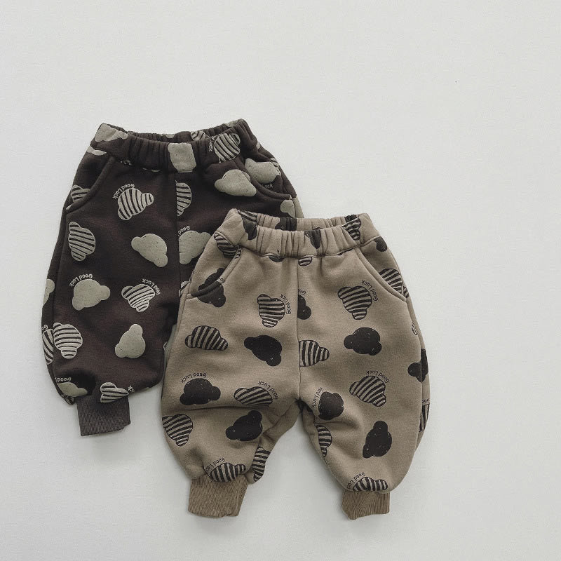 Toddler Bear Fleece Lined Pants