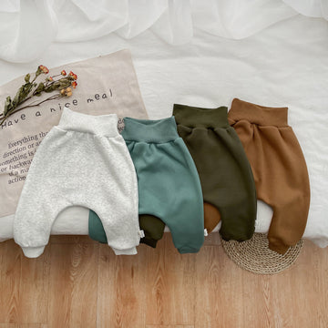 Baby Simple Solid Color Jogger Pants