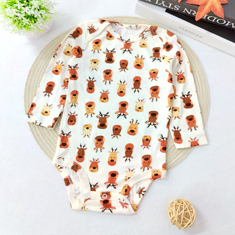 Baby Cartoon Deer Lovely Bodysuit