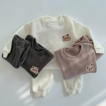 Toddler Bear Corduroy 2 Pieces Set