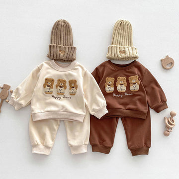 HAPPY BEAR Baby Sweatshirt and Pants Set