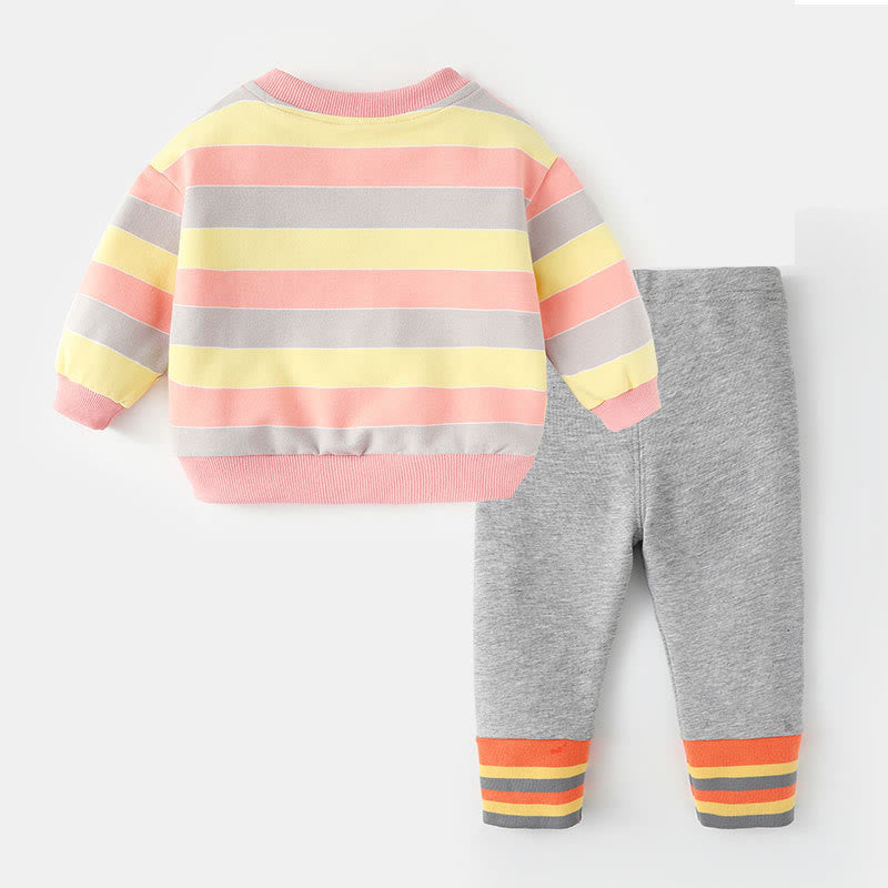 HELLO LOOK AT ME Baby Striped Set