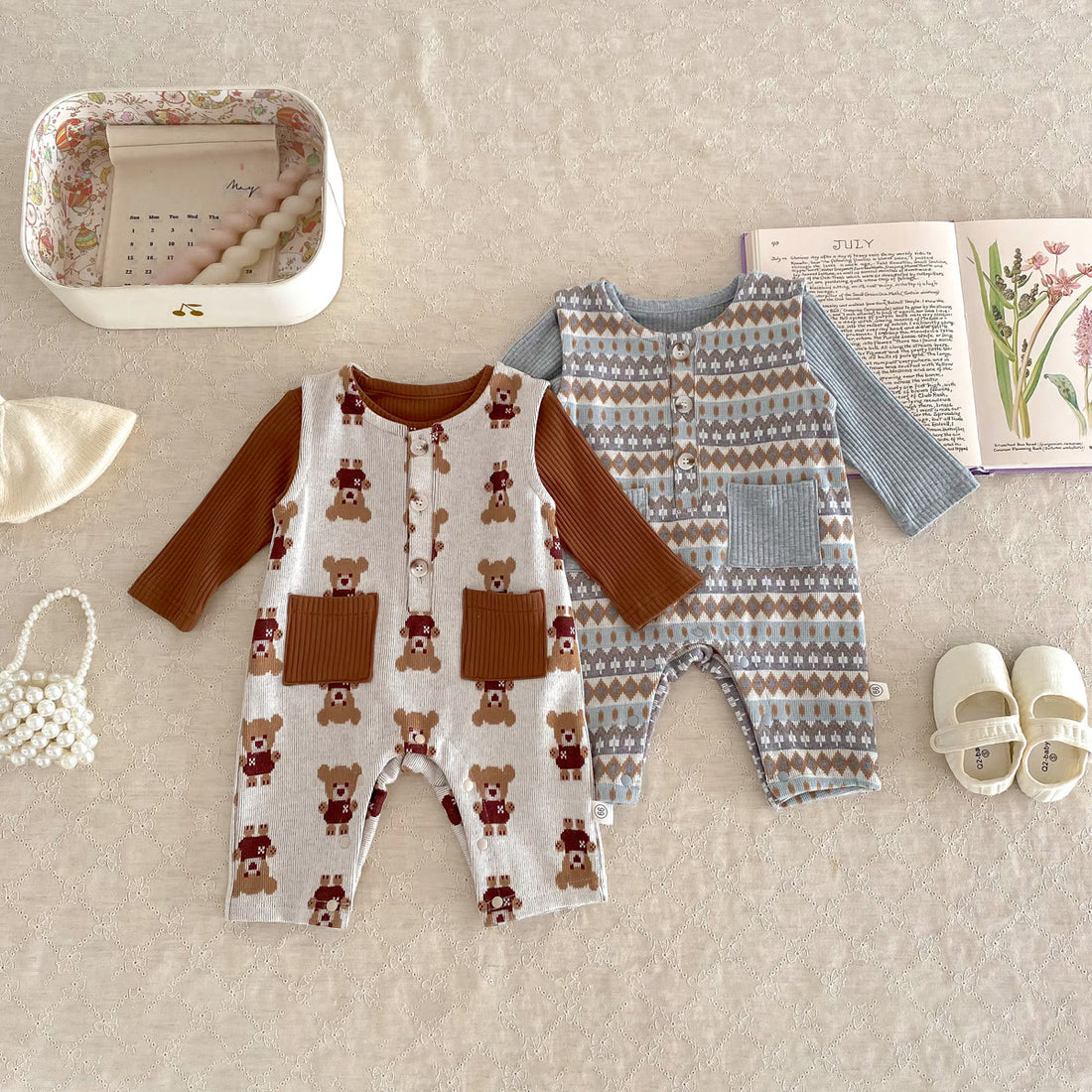 Baby Lovely Animal Pocket Knitted 2 Pieces Set