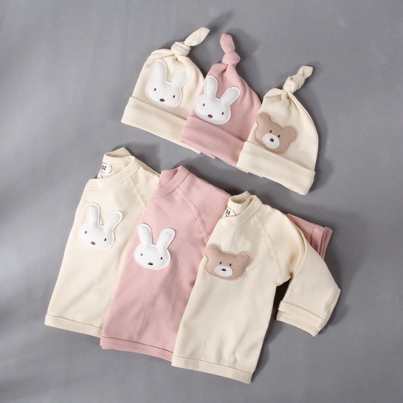 Baby Animal Newborn Kimono Shirt