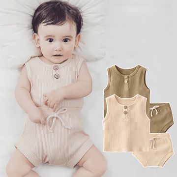 Baby Tank Top and Drawstring Shorts Set