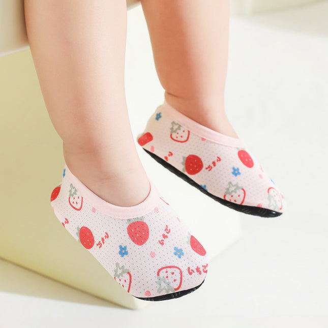 Breezy Berry Infant Mesh Fruit Pattern Shoes