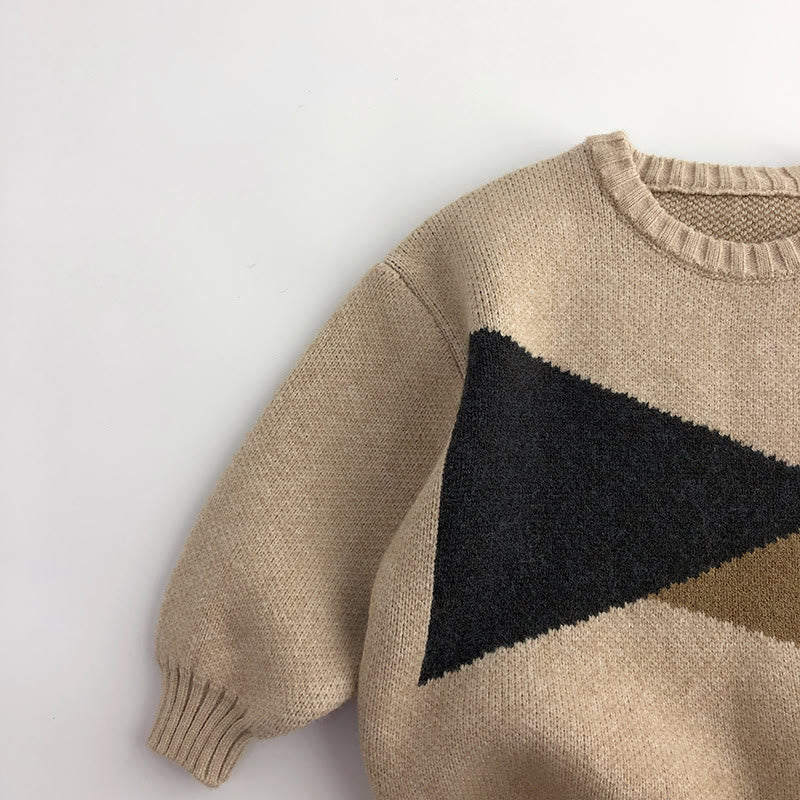 Toddler Boy Triangle Sweater