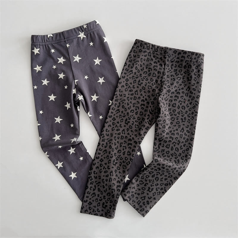 Toddler Girl Leopard Star Pants