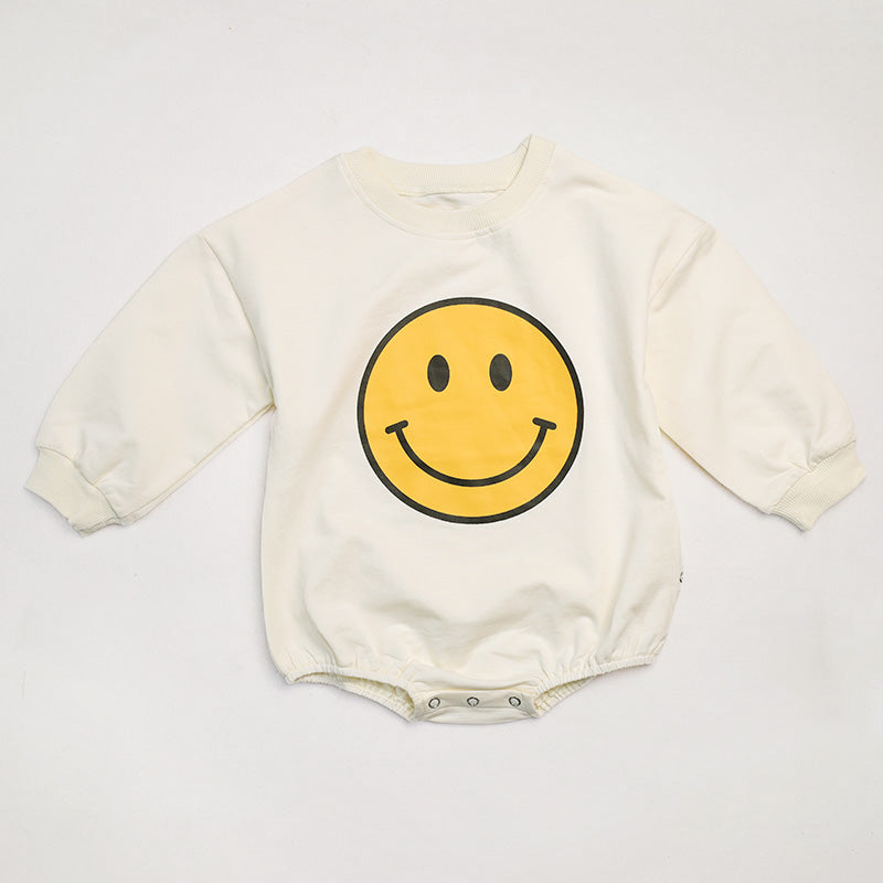 Baby Smile Face Casual Bodysuit