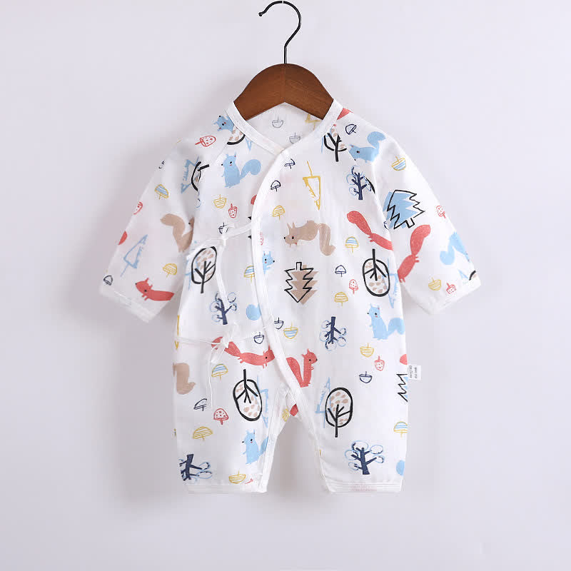 Baby Newborn Animal Kimono Romper