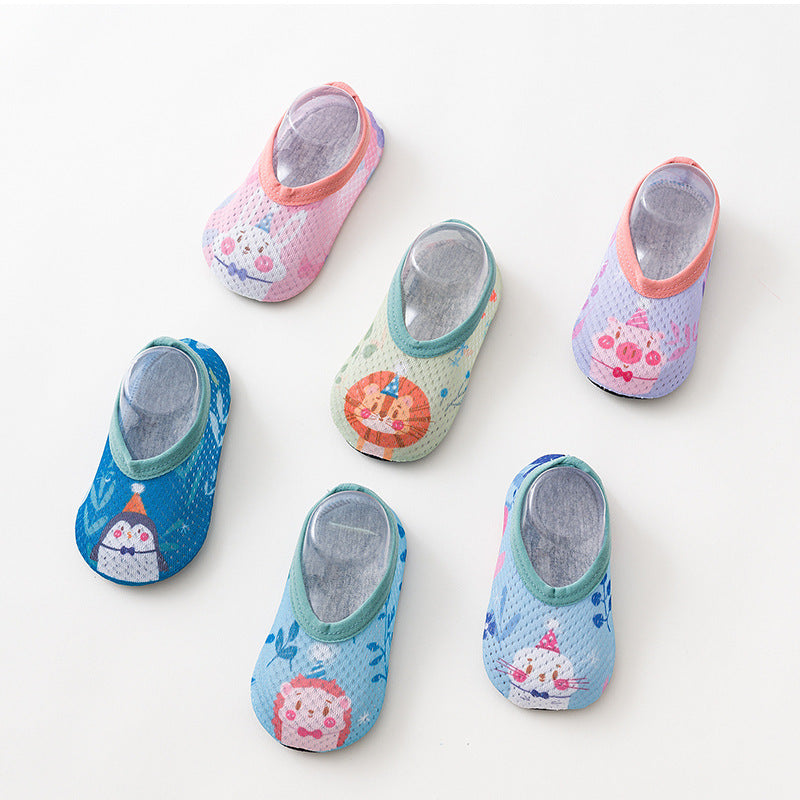 Animal Patterned Aqua Splash Mesh Water Shoes