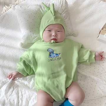 CONCOCTER Baby Dinosaur Bear Bodysuit