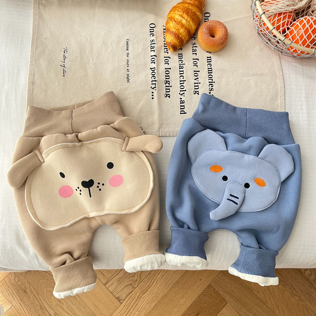 Baby 3D Animal Patch Cute Pants