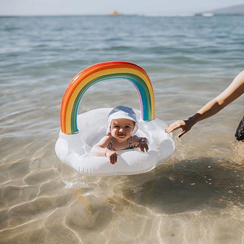 Rainbow Baby Swimming Ring