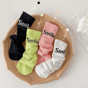 SMILE Baby Toddler Crew Socks