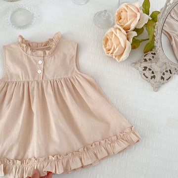 Baby Fungus Edge Sleeveless Dress