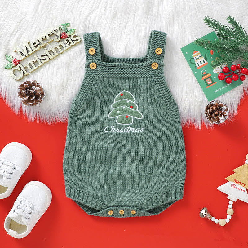 CHRISTMAS Baby Christmas Tree Slogan Bodysuit