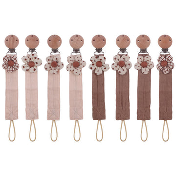 Baby Flower Shape Pacifier Clip