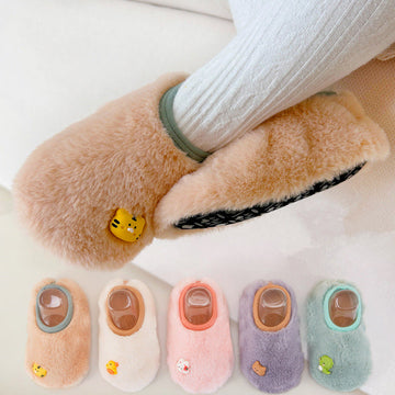 Baby Cartoon Animal Fleece Floor Socks