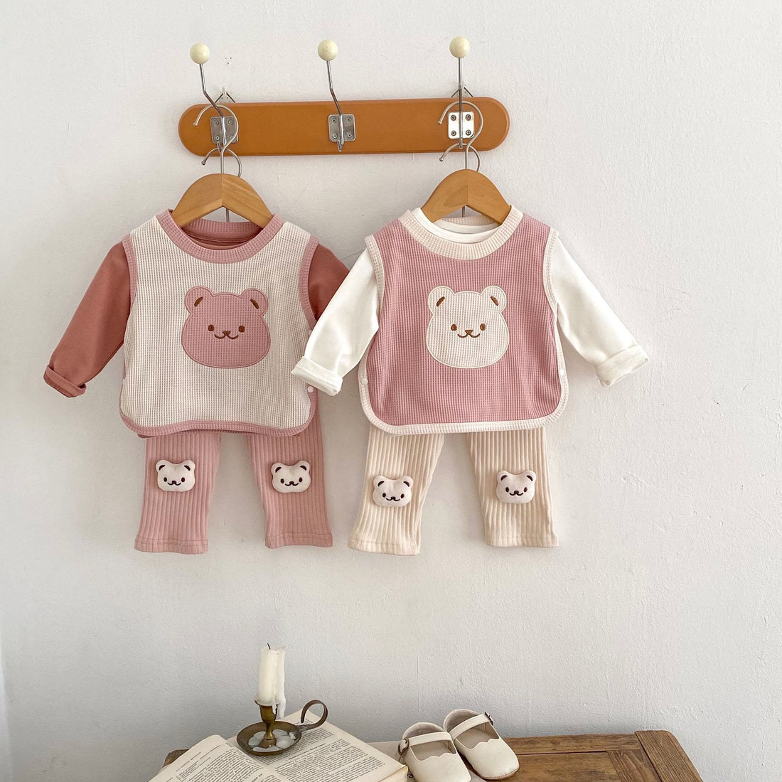 Baby Bear Vest Sweatshirt Pants