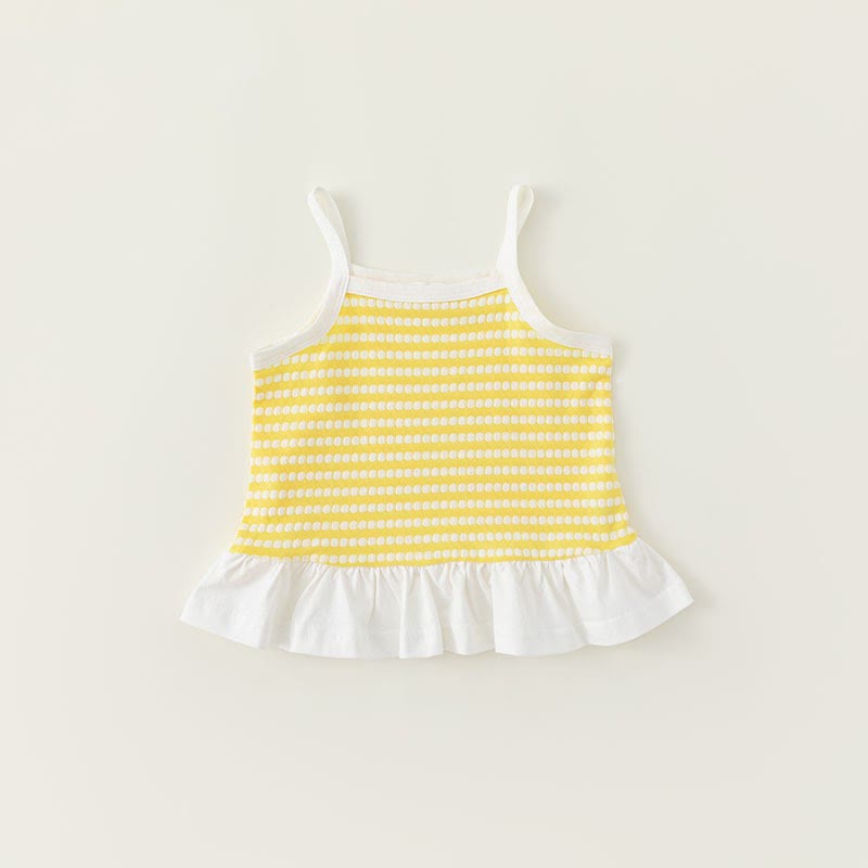 Toddler Girl Color Block Plaid Camisole