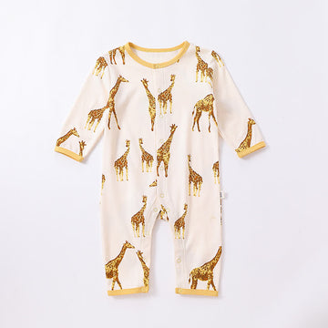 Baby Giraffe Newborn Casual Romper