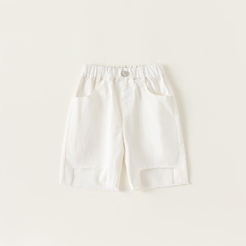 Toddler Boy Irregular Denim Shorts