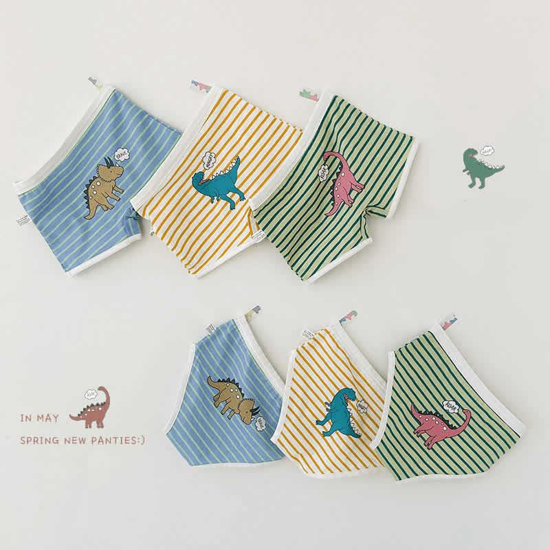 3 Pcs Toddler Boy Dinosaur Panties