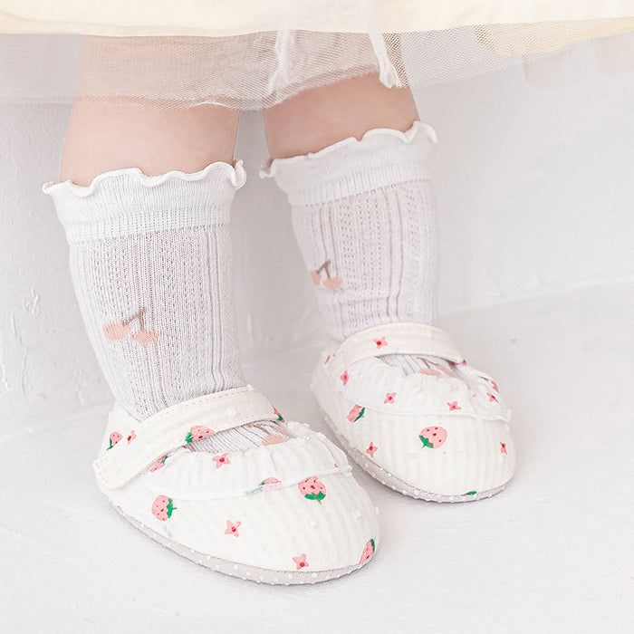 Non-Slip Baby Shoes - Strawberry