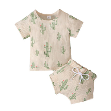 Baby 2-Piece Cactus Drawstring Set