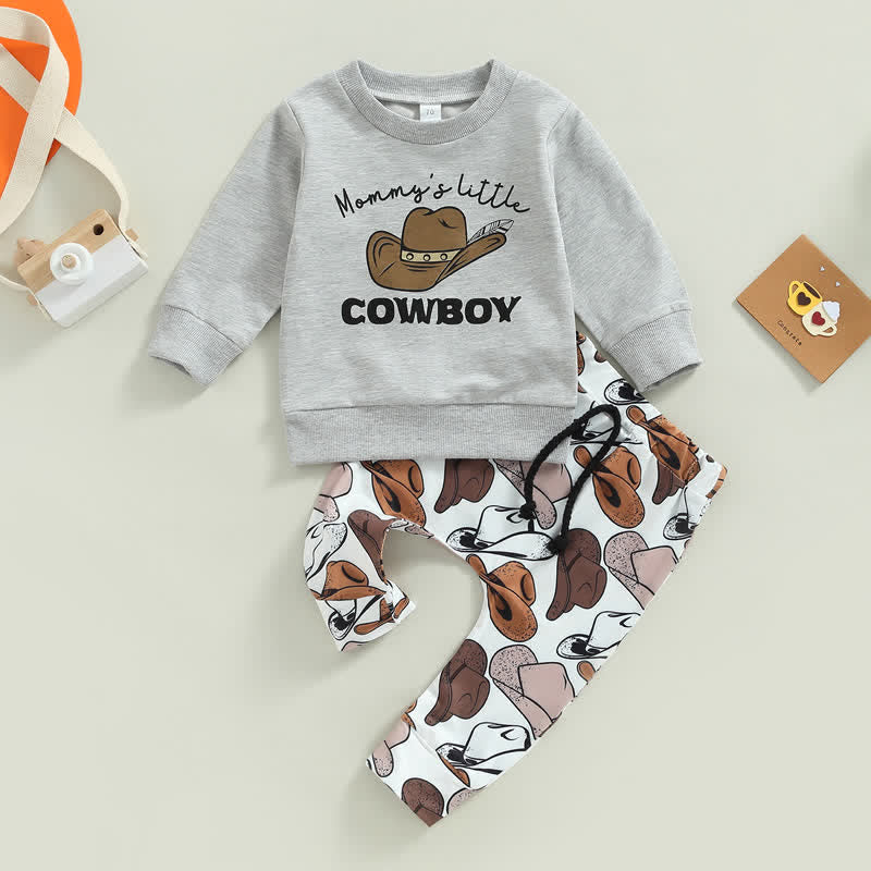 Baby Animal Letters Casual 2 Pieces Set