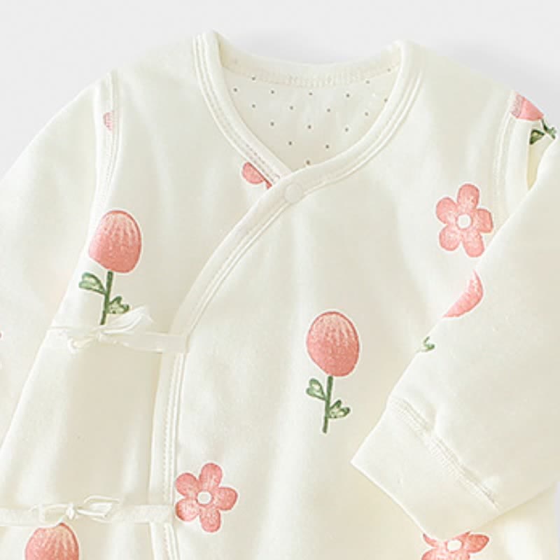 Baby Flower Newborn Seamless Kimono Romper