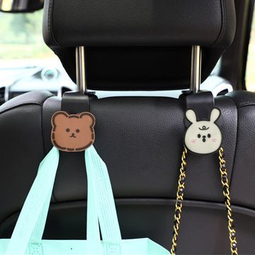 Cartoon Animal Car Seat Headrest Hook