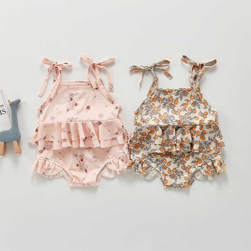 Baby Floral Lemon Vest and Shorts Set