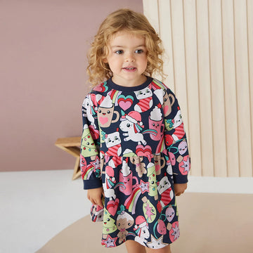 Toddler Girl Pony Tree Dress