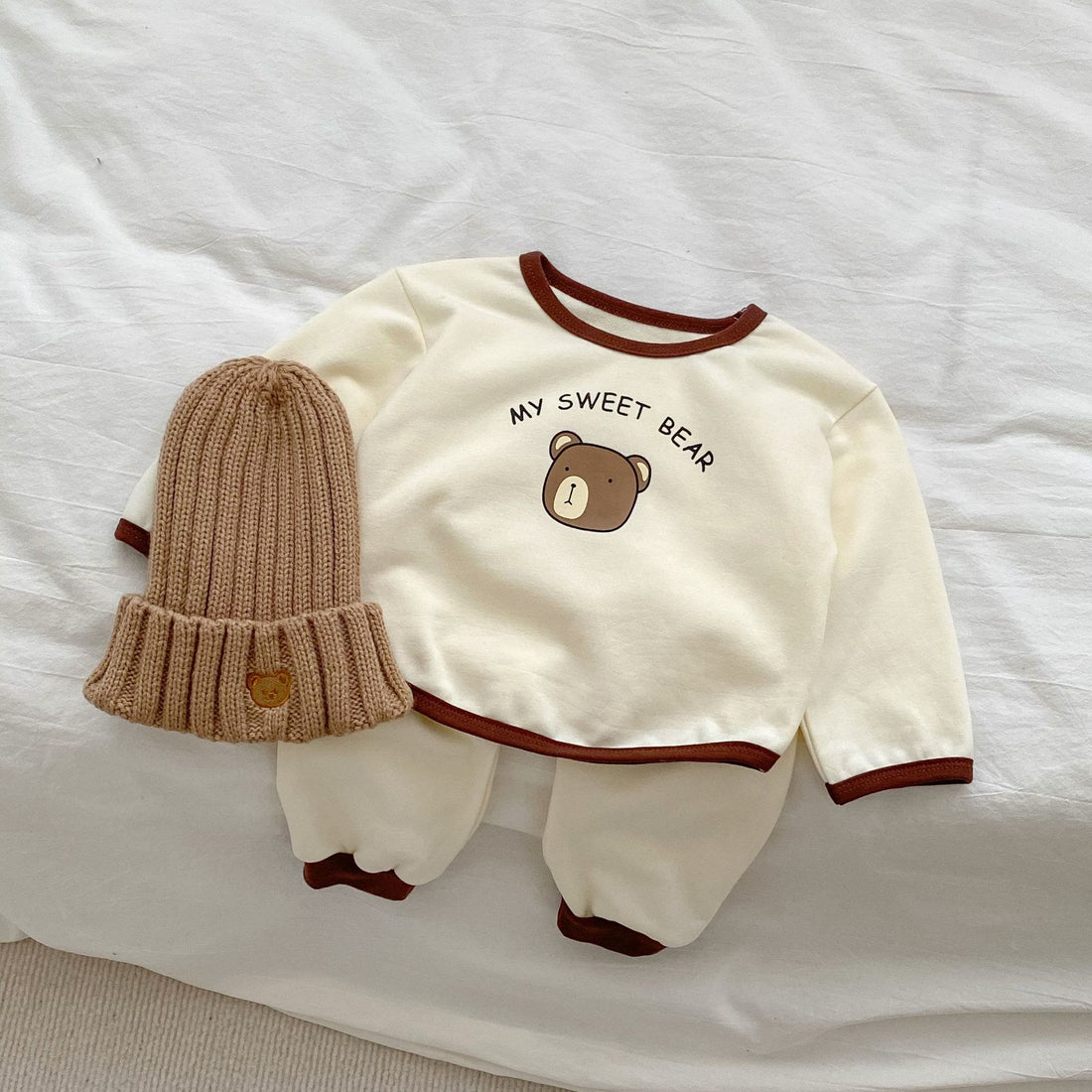 MY SWEET BEAR Baby Striped 2 Pieces Set