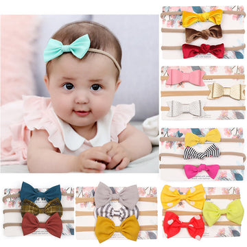 3-pack Baby Bow Headband