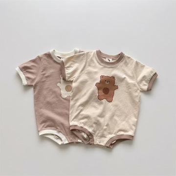 Baby Unisex Bear Casual Bodysuit