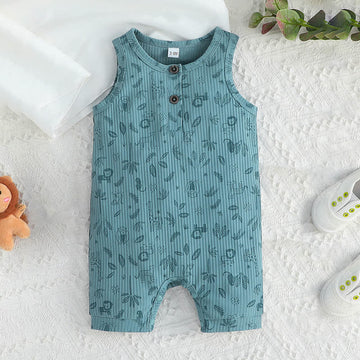 Baby Forest Sleeveless Newborn Romper