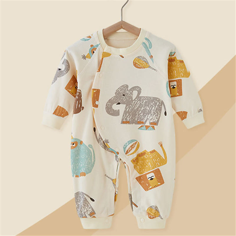 Baby Cartoon Animal Lovely Romper